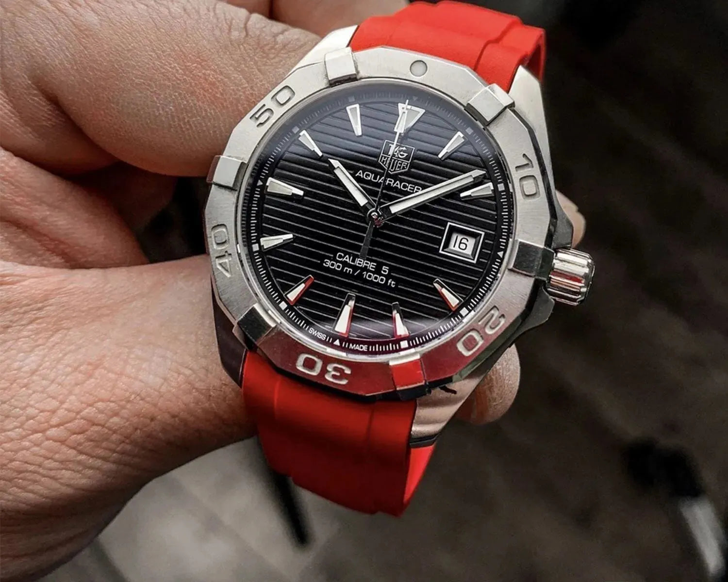 TAG Heuer Aquaracer Calibre 5 自動巻き時計 TAG Heuer Aquaracer - Steel - 43 mm | TAG Heuer US