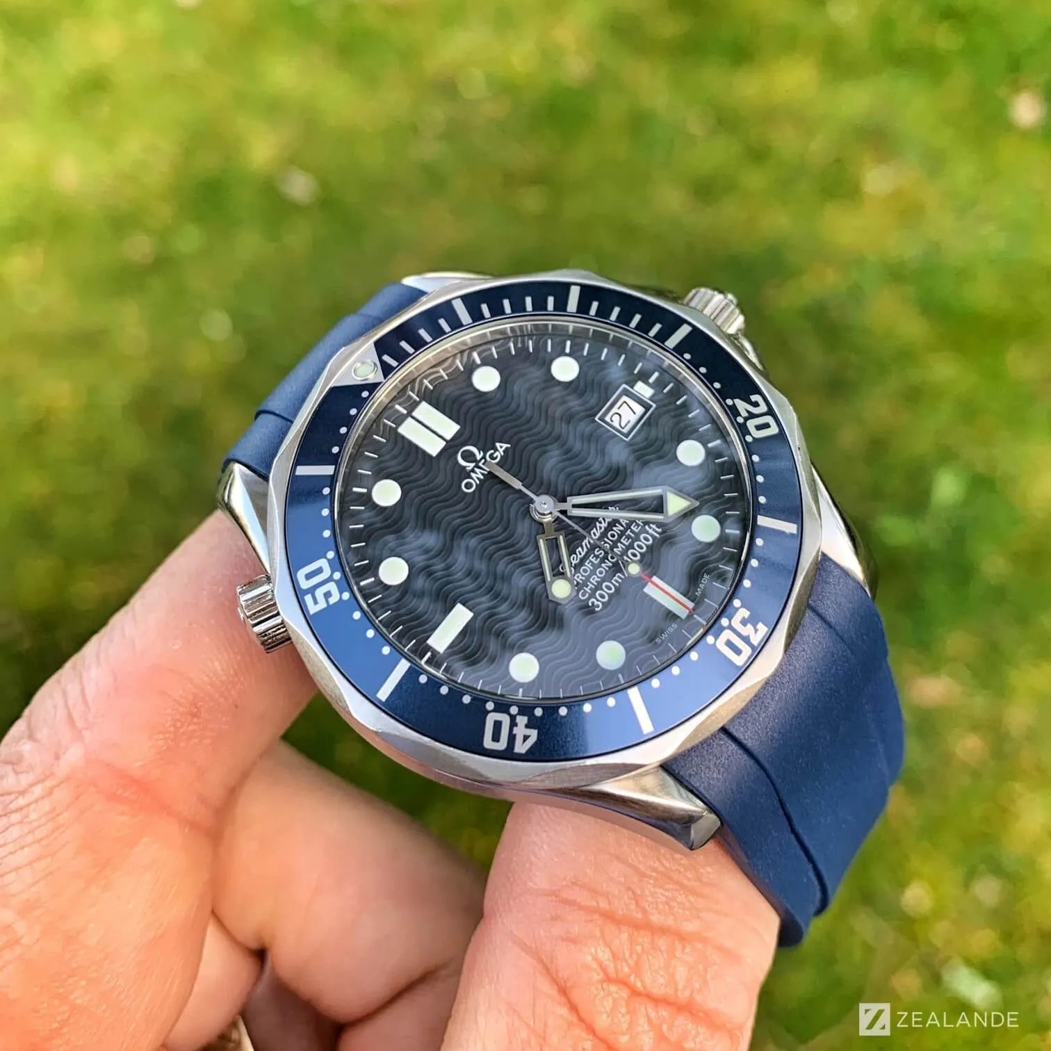 Rubber Strap for Omega Seamaster Diver 300m