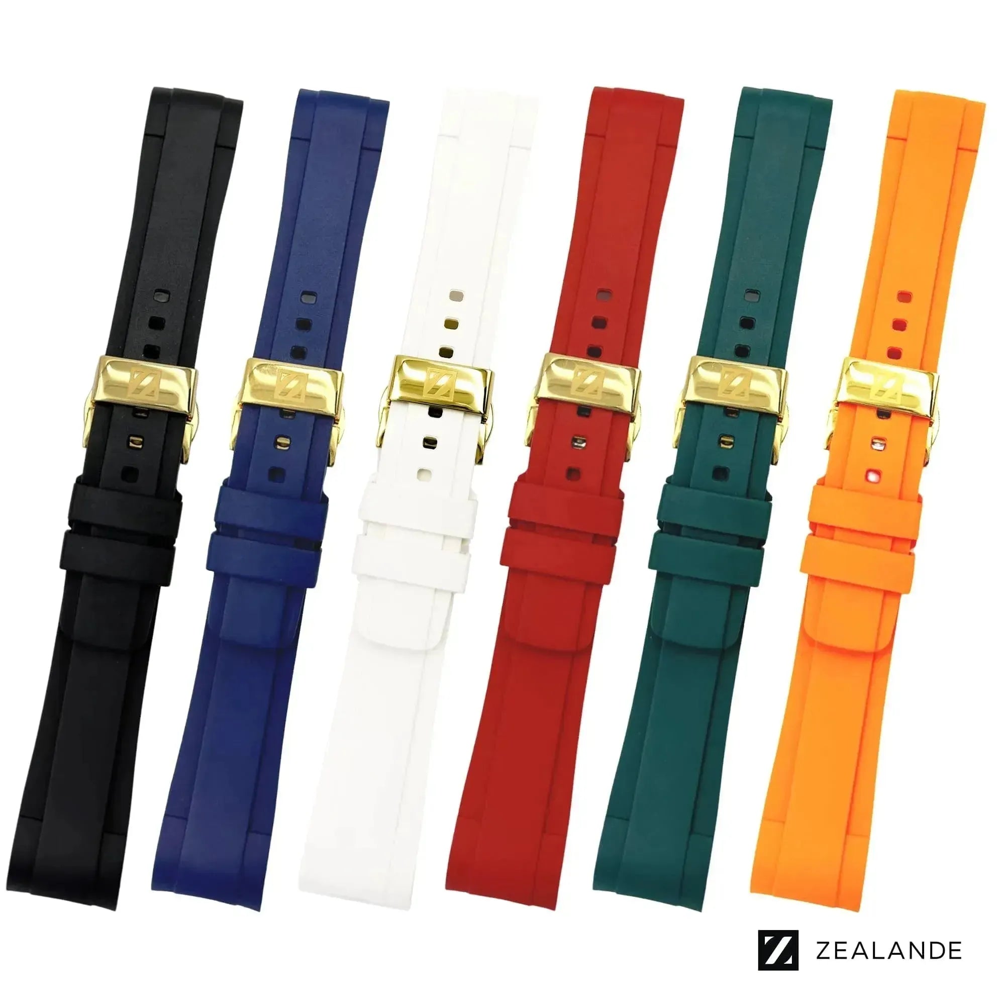 20mm Stainless Steel Polished Gold Deployant Buckles - ZEALANDE®