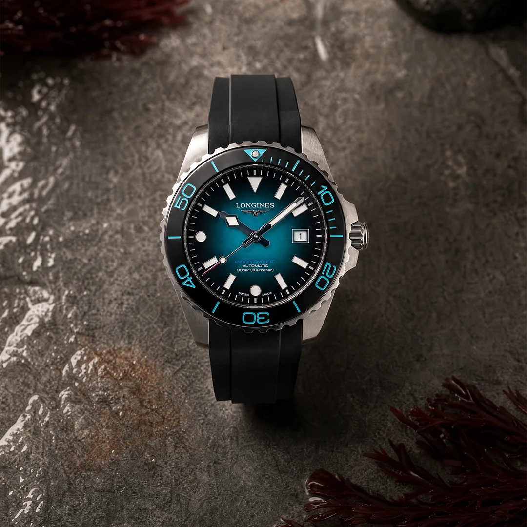 Loaded バングラflex2 Rubber Strap for Longines® HydroConquest 42mm Commonwealth Games