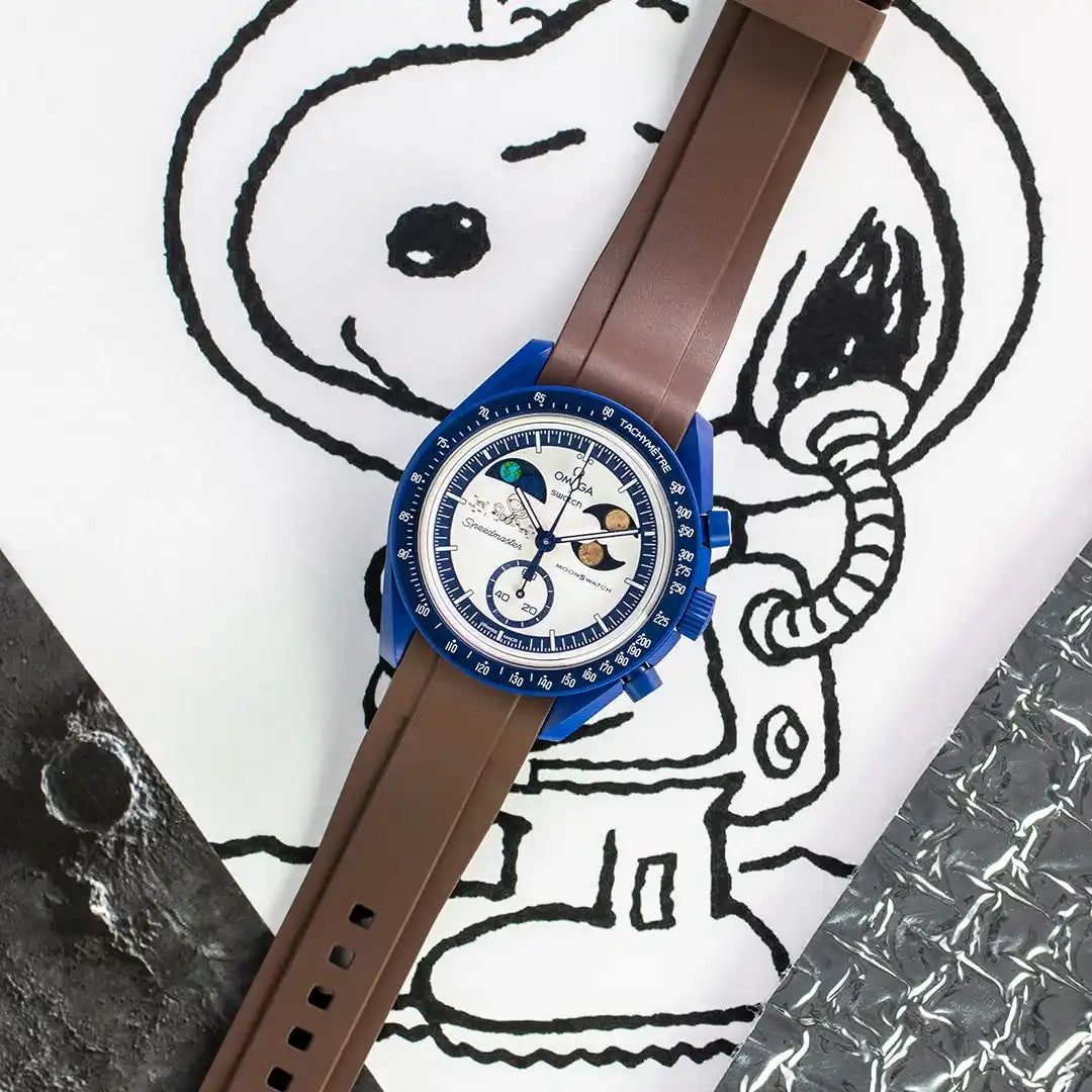 Bracelet en caoutchouc pour OMEGA® x Swatch MoonSwatch EARTHPHASE