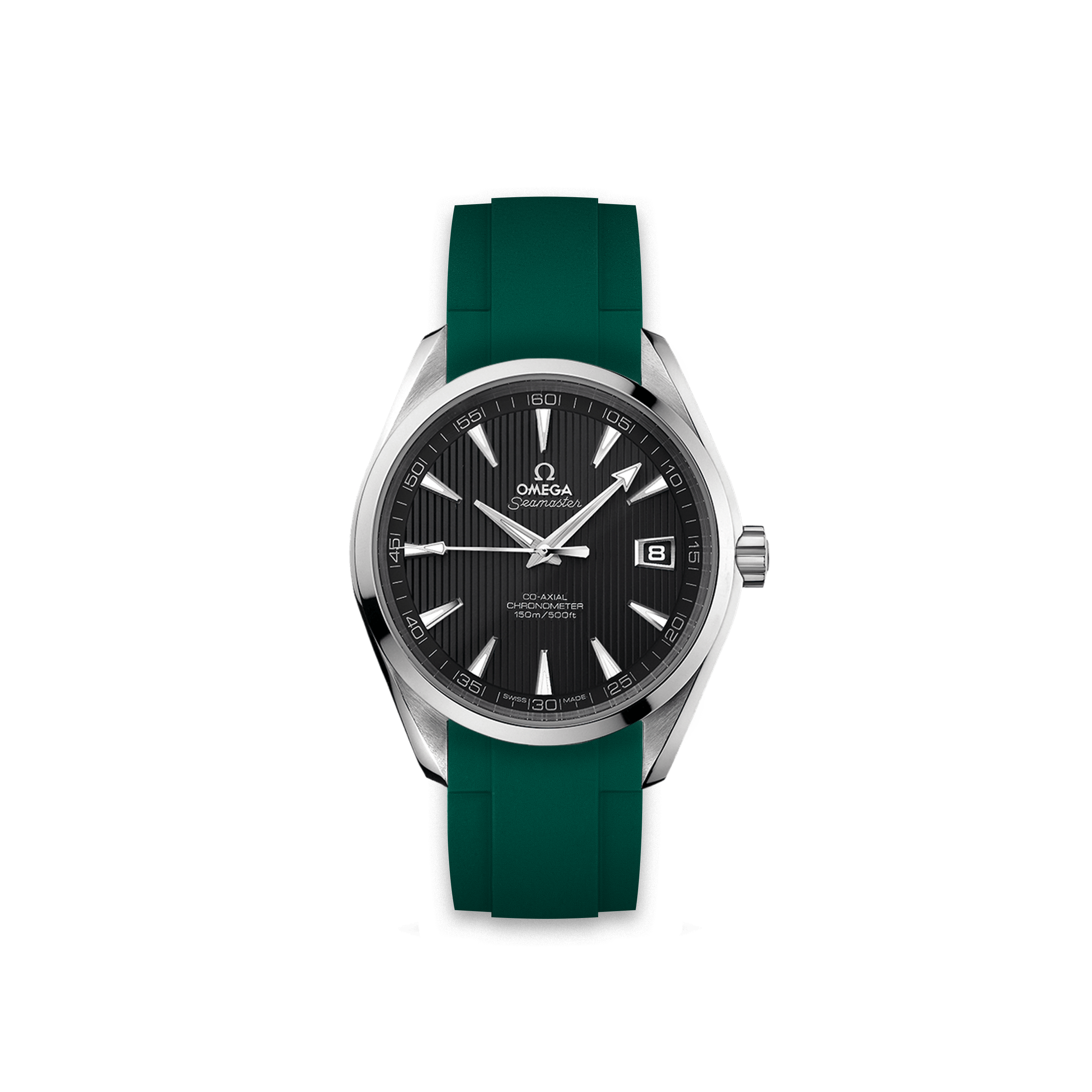 Rubber Strap Omega Seamaster Aqua Terra 150m 41,5mm Gray ZEALANDE