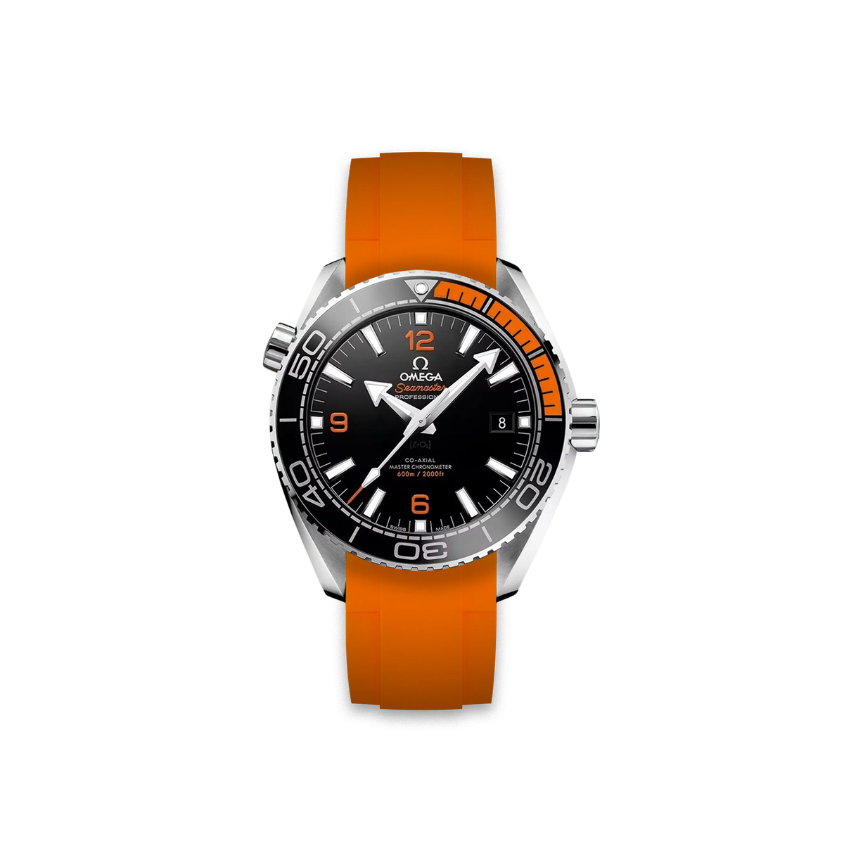 Omega planet ocean rubber strap price hot sale