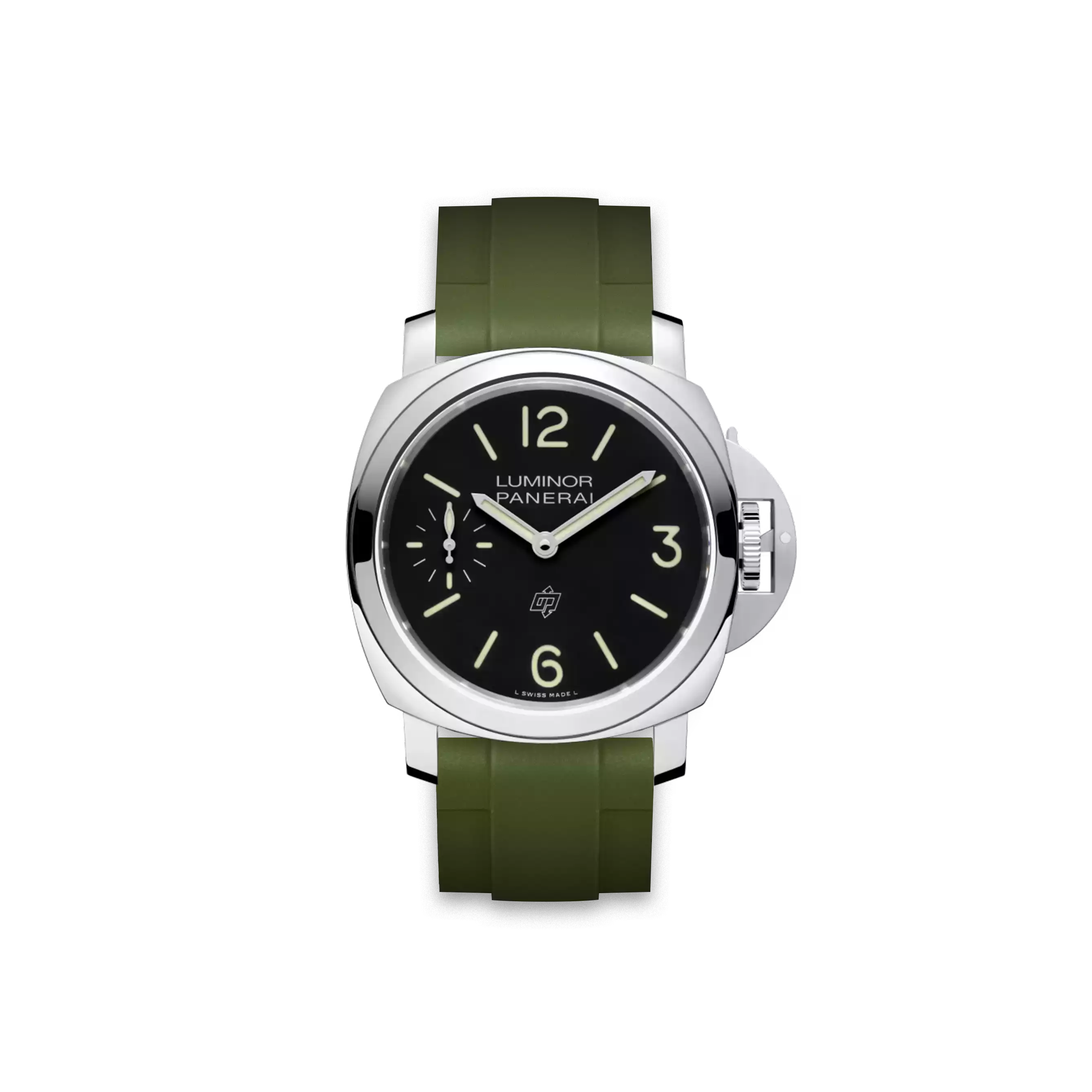 Gerades Kautschukband für Panerai® Luminor Logo – ZEALANDE