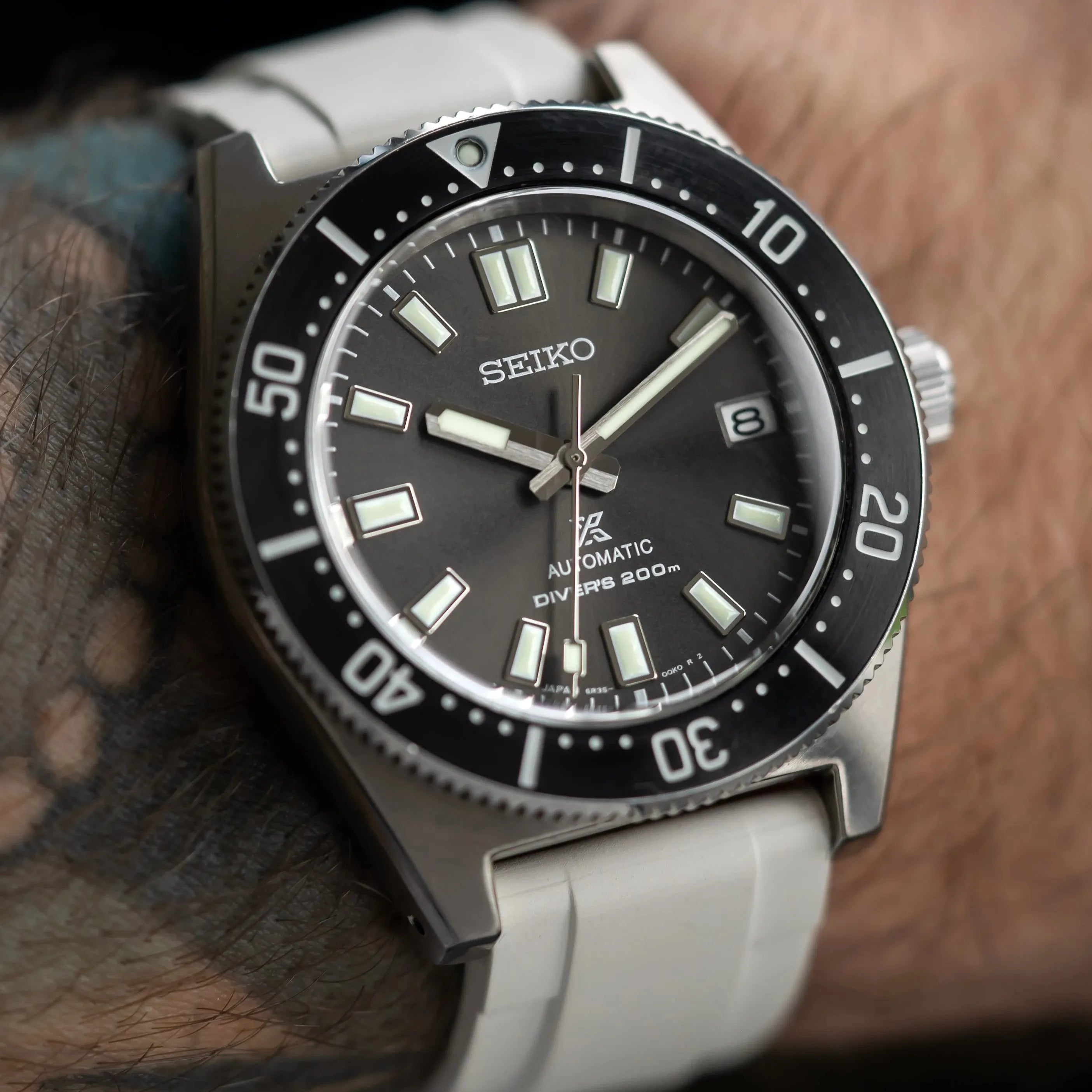 Seiko Spb147 Rubber Strap SPX1C) Rubber Strap For Seiko 62MAS Re