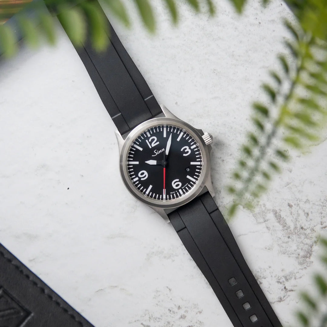 20MM STRAIGHT RUBBER STRAP FOR Sinn 556 - ZEALANDE®