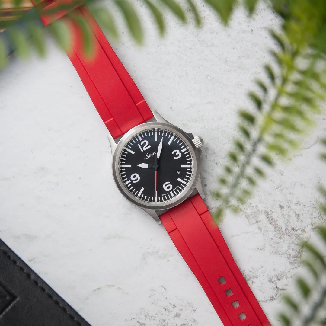 20MM STRAIGHT RUBBER STRAP FOR Sinn 556 - ZEALANDE®