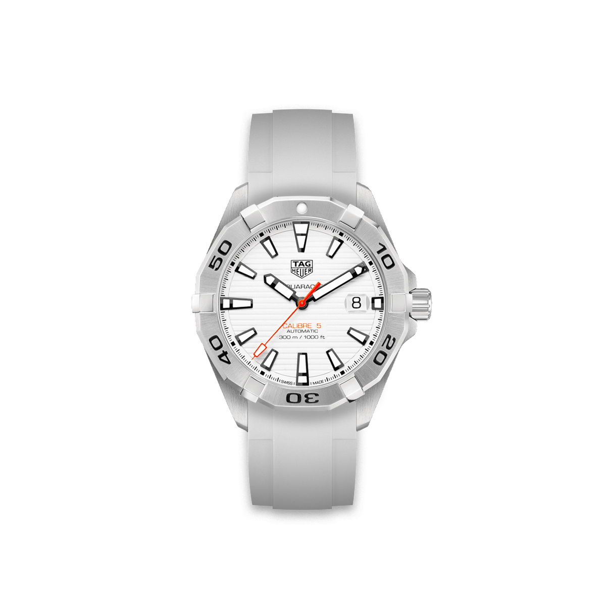 Aquaracer calibre 5 white dial discount