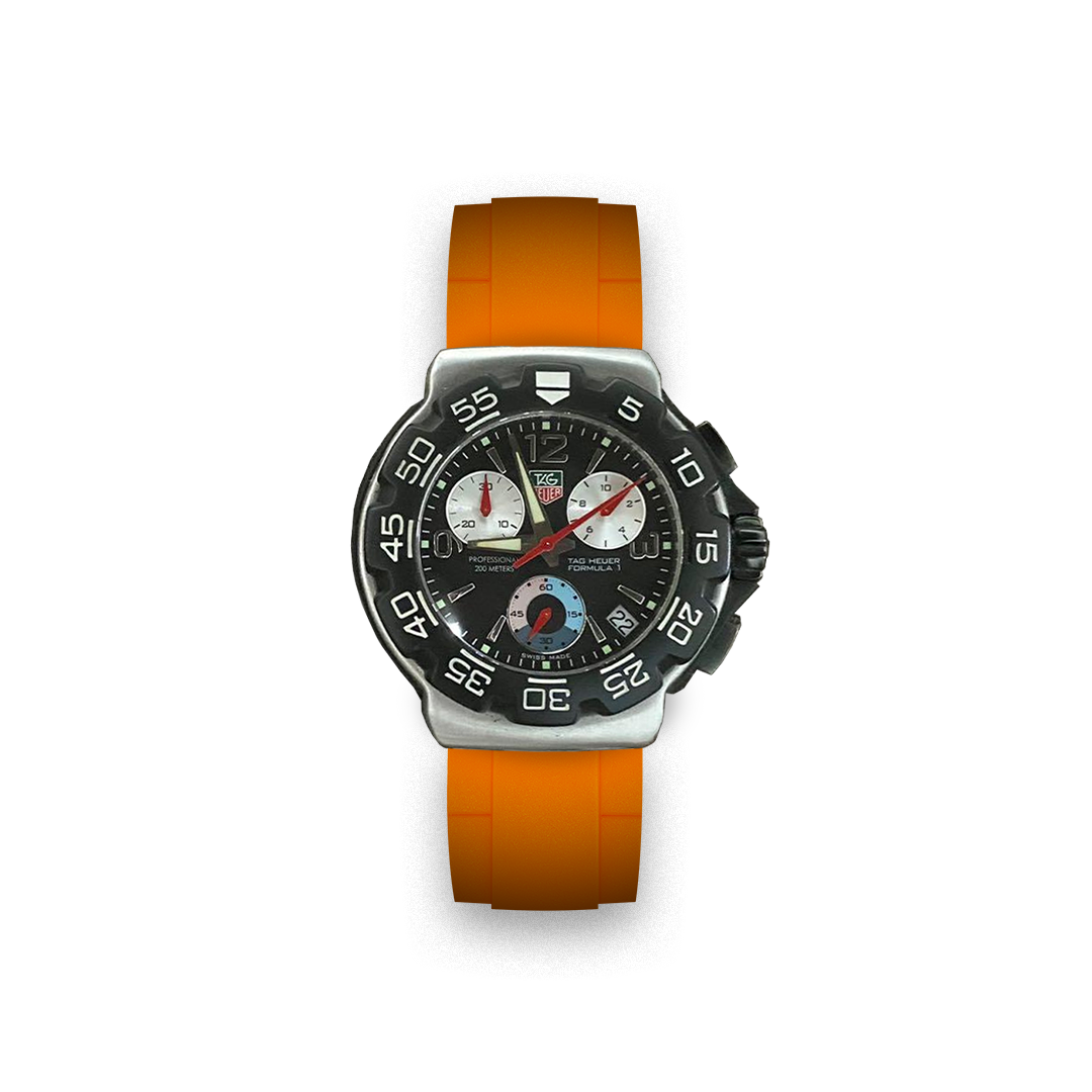 20MM STRAIGHT RUBBER STRAP FOR Tag Heuer® Formula One CAC1110-0