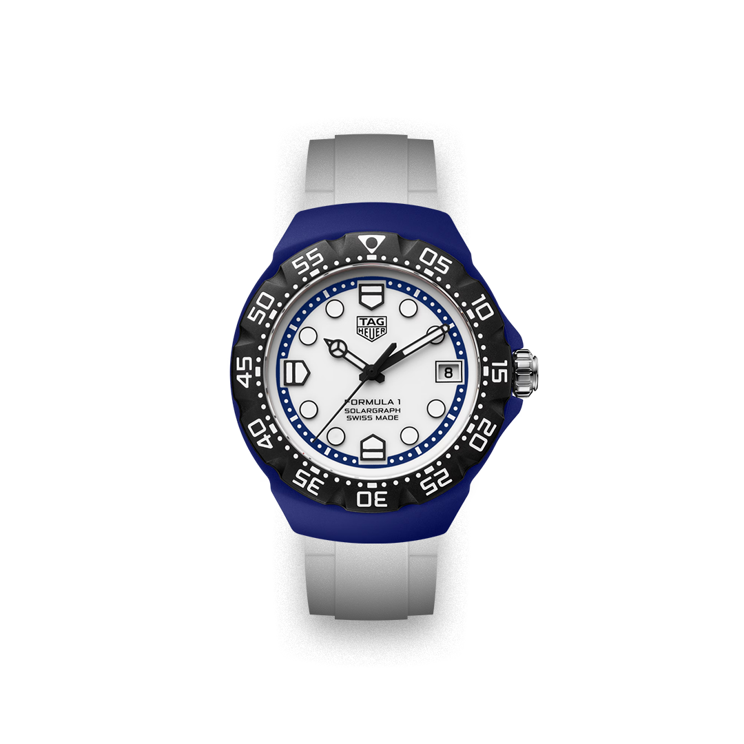 Straight Rubber Strap for Tag Heuer® Formula 1 Solargraph WBY1162 Straight Rubber Strap for Tag Heuer® Formula 1 Solargraph WBY1162