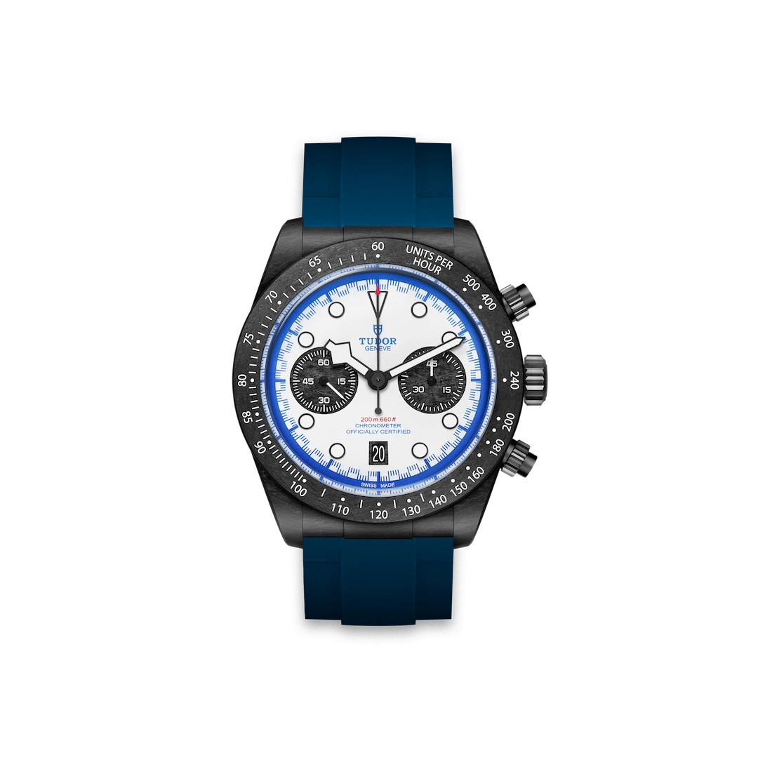 Straight Rubber Strap Tudor BLACK BAY Chronograph 