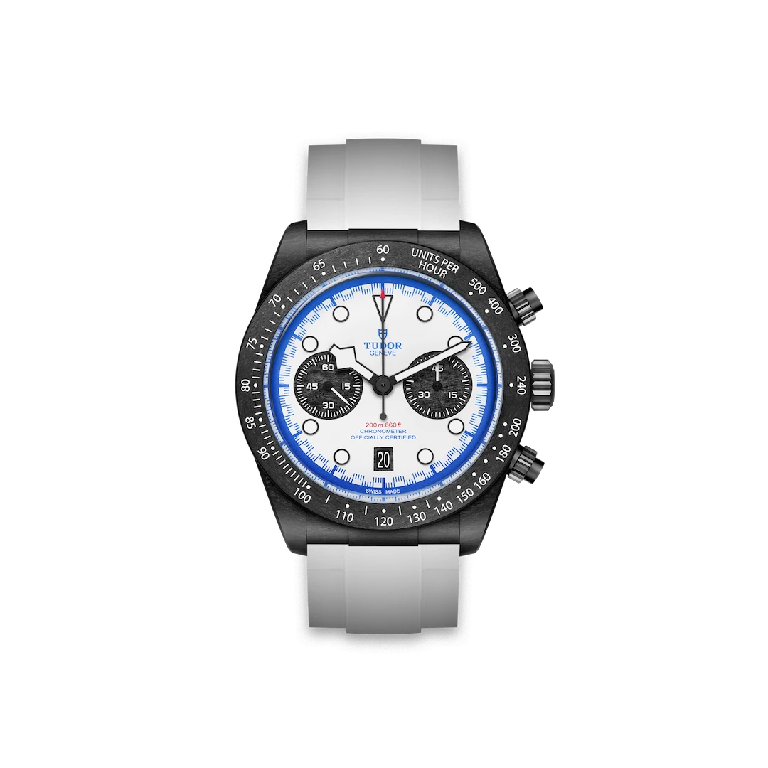 Straight Rubber Strap Tudor BLACK BAY Chronograph 