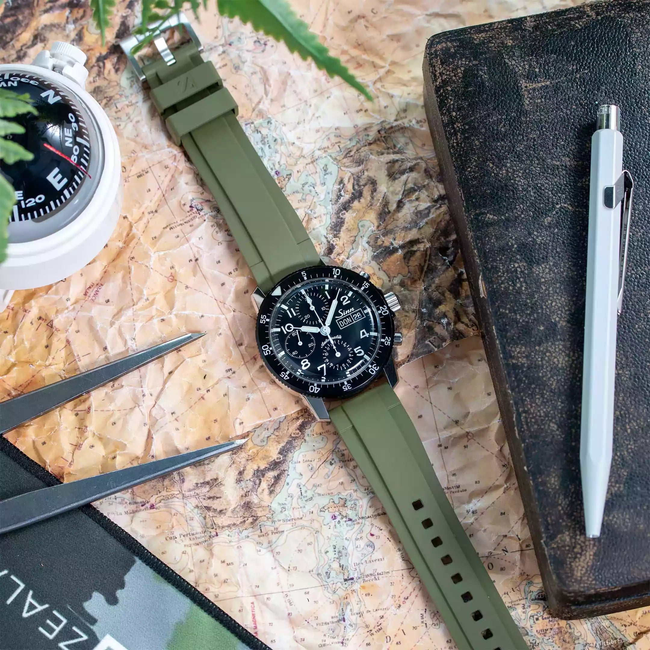 20MM STRAIGHT RUBBER STRAP FOR Sinn 103 ST - ZEALANDE®