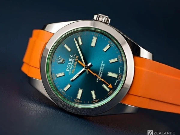 Bracelet Deployant Caoutchouc Rolex Milgauss Jaune main image 1