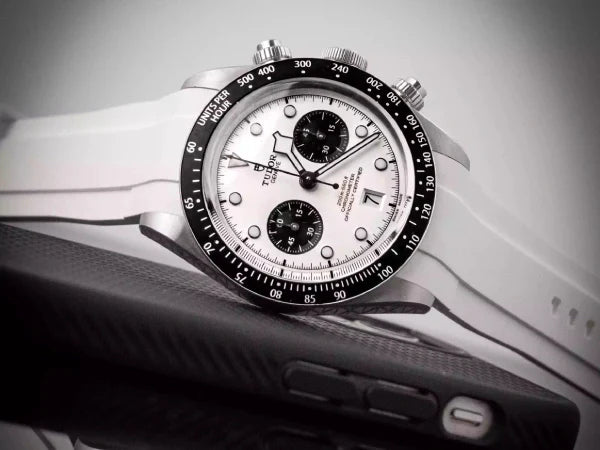 Bracelet Caoutchouc Pour Tudor Black Bay Blanc main image 1