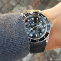 BRACELET EN CAOUTCHOUC POUR ROLEX� SUBMARINER AVEC DATE (5 CHIFFRES) ZEALANDE 