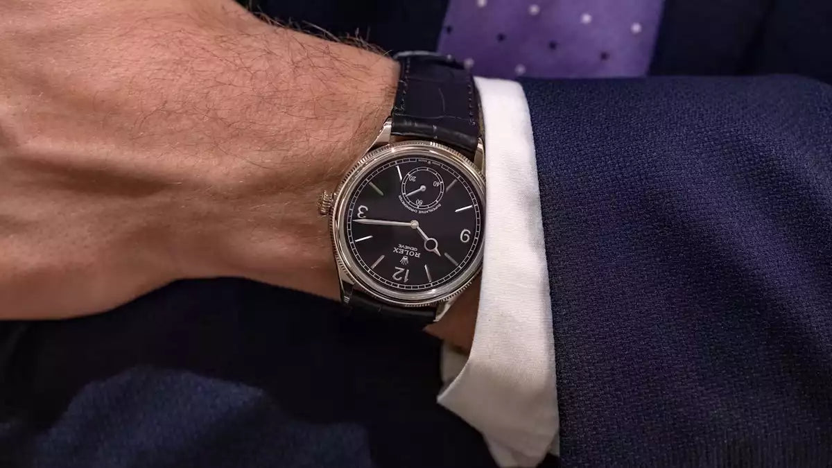 Rolex Cellini on men's wrist