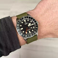 22mm wide Single Pass Rubber Strap for Tudor Pelagos FXD GMT