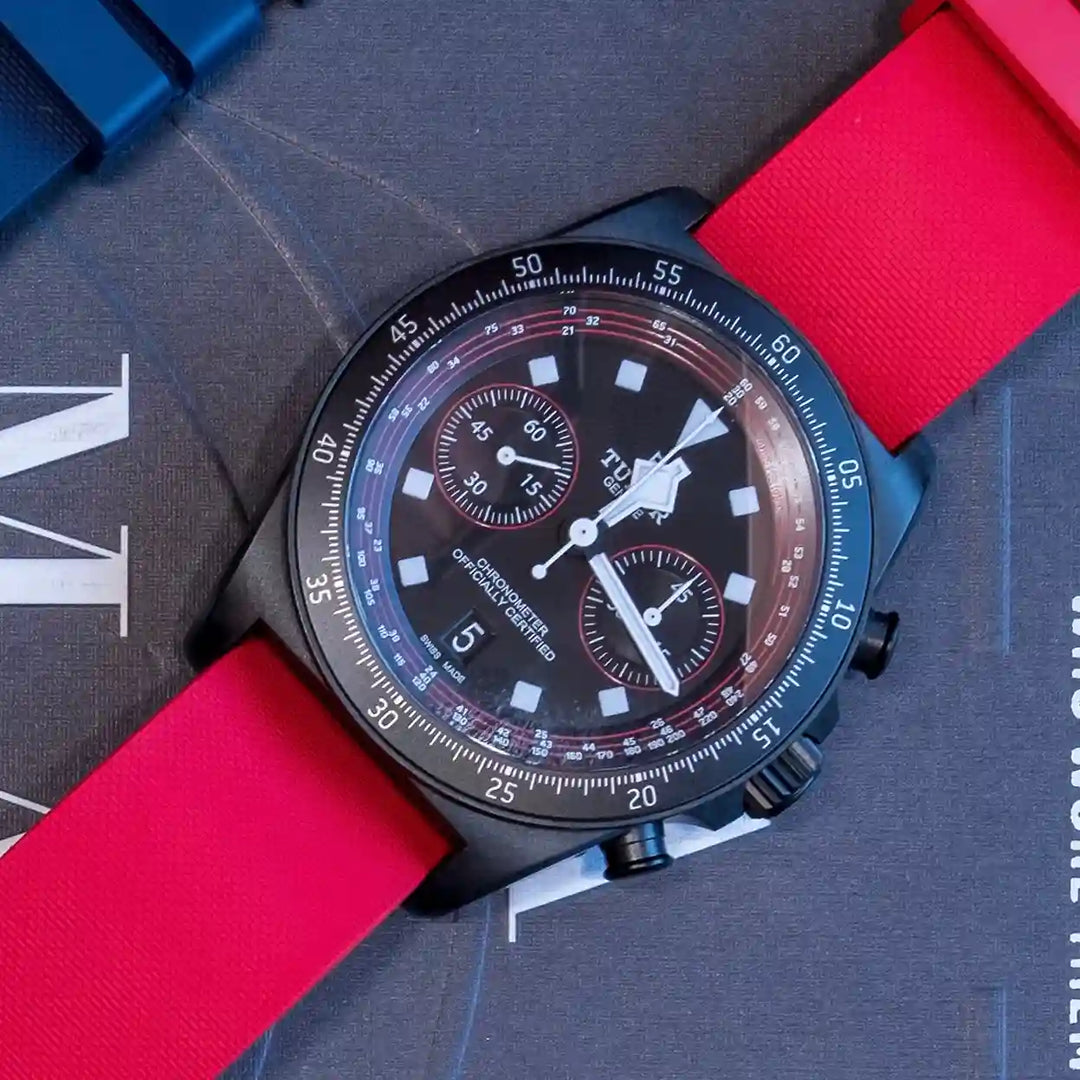 22MM SINGLE PASS RUBBER STRAP FOR TUDOR® PELAGOS FXD CHRONO – ZEALANDE