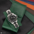 ZEALANDE� LEATHER pochette de montre (6 COLORS) ZEALANDE Green Leather fr 