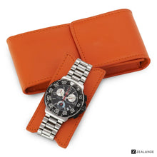  ZEALANDE� CUIR pochette de montre (6 COULEURS) ZEALANDE� Cuir orange fr