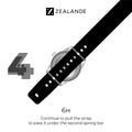 21mm de large OTAN Single Pass Rubber Strap Pour Tag Heuer®