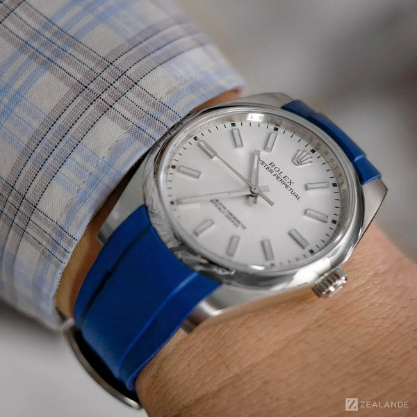 Rubber Strap for Rolex Oyster Perpetual 39mm For Deployant Buckle ZEALANDE