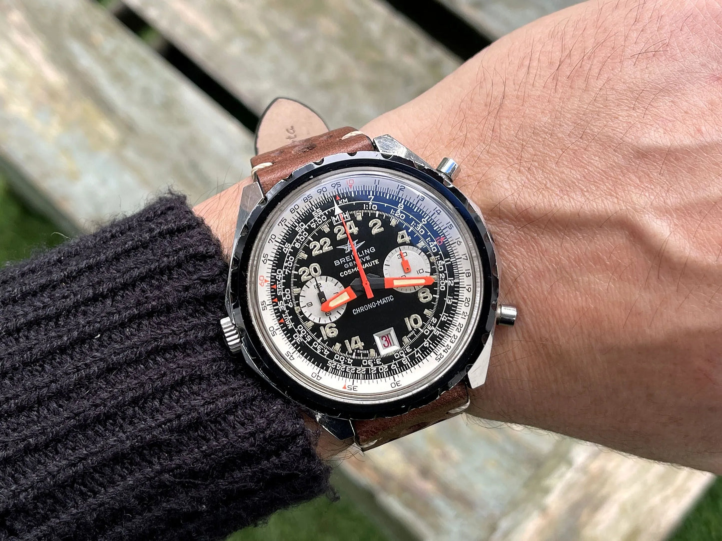 Breitling Navitimer on leather strap