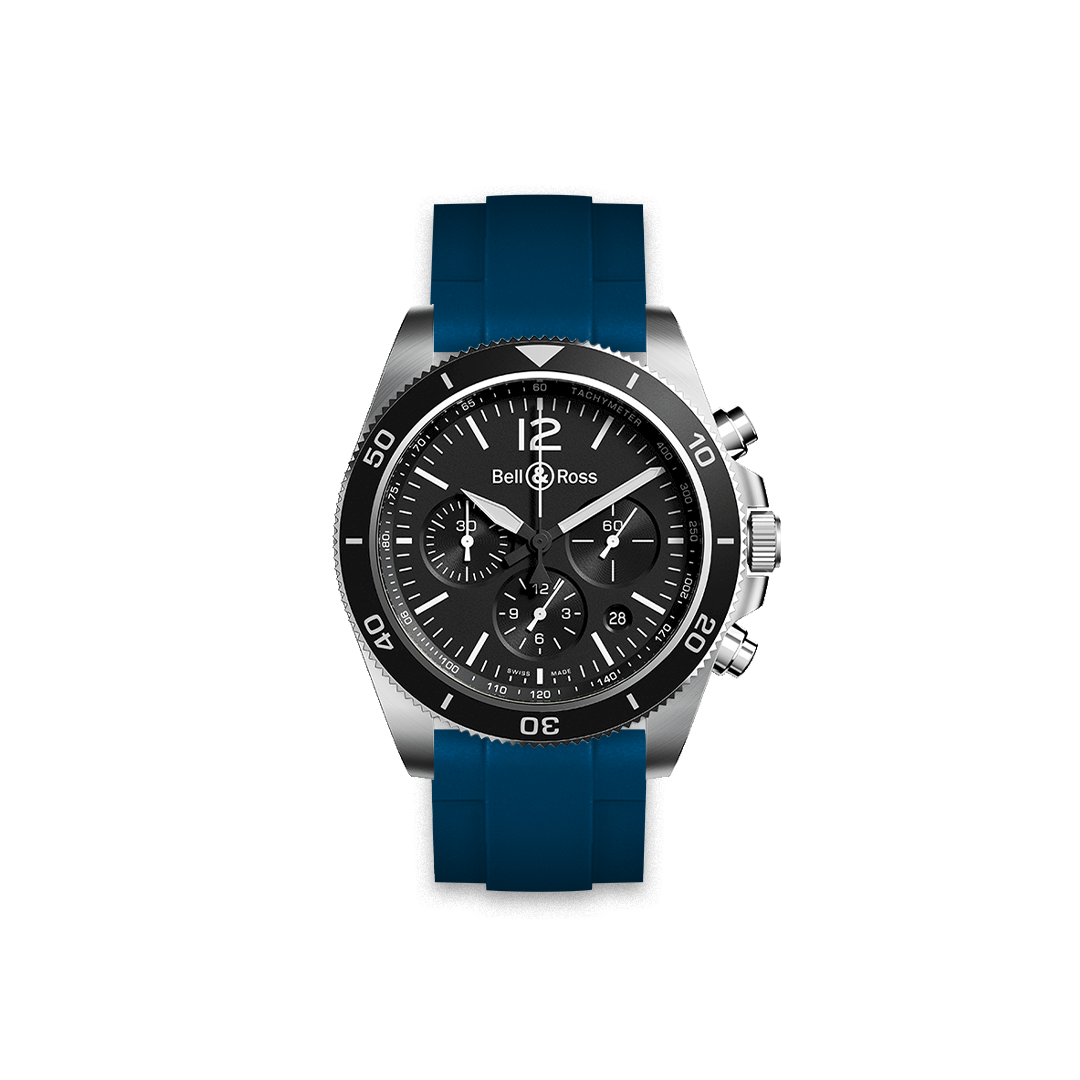 22MM STRAIGHT RUBBER STRAP FOR Bell & Ross® - ZEALANDE®