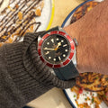 bracelet en caoutchouc pour Tudor® BLACK BAY 41 Red Bezel bracelets en caoutchouc ZEALANDE 