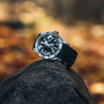 Expertly crafted Rubber Strap for Tudor BLACK BAY 41 Steel Bezel