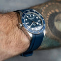 bracelet en caoutchouc pour Tudor® BLACK BAY FIFTY-EIGHT Bleu bracelets en caoutchouc ZEALANDE 
