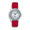 Rubber Strap for Swatch X Blancpain Scuba Fifty Fathoms Antartic Ocean Rubber Straps ZEALANDE Red Brushed Classic