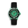 Rubber Strap for Swatch X Blancpain Scuba Fifty Fathoms Idian Ocean Rubber Straps ZEALANDE Black Brushed Classic
