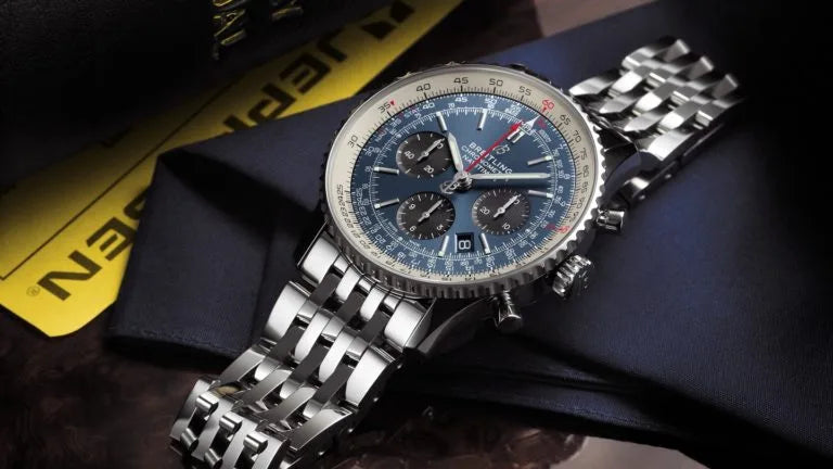 Breitling Navitimer Chronograph blue dial
