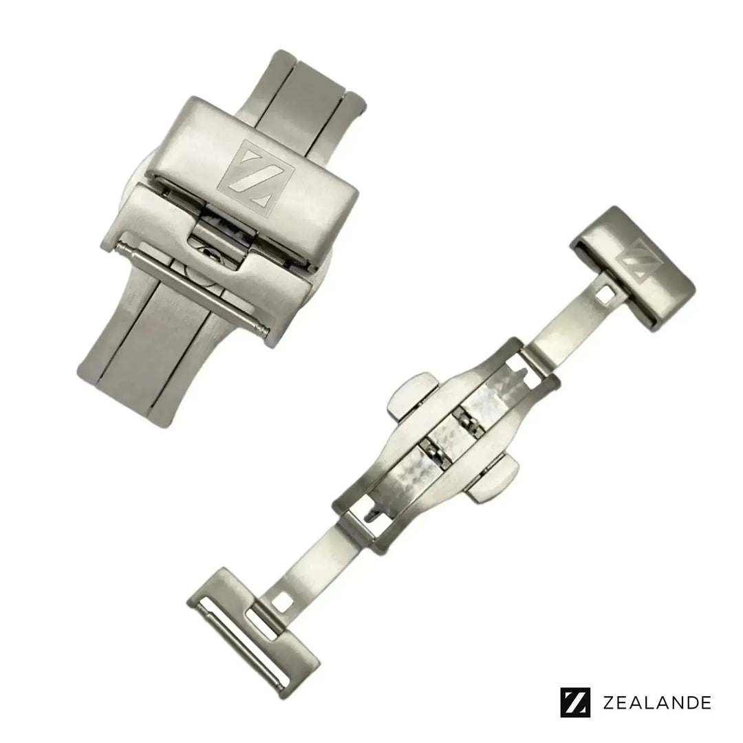 18mm Stainless Steel Brushed Deployant Buckles - ZEALANDE®