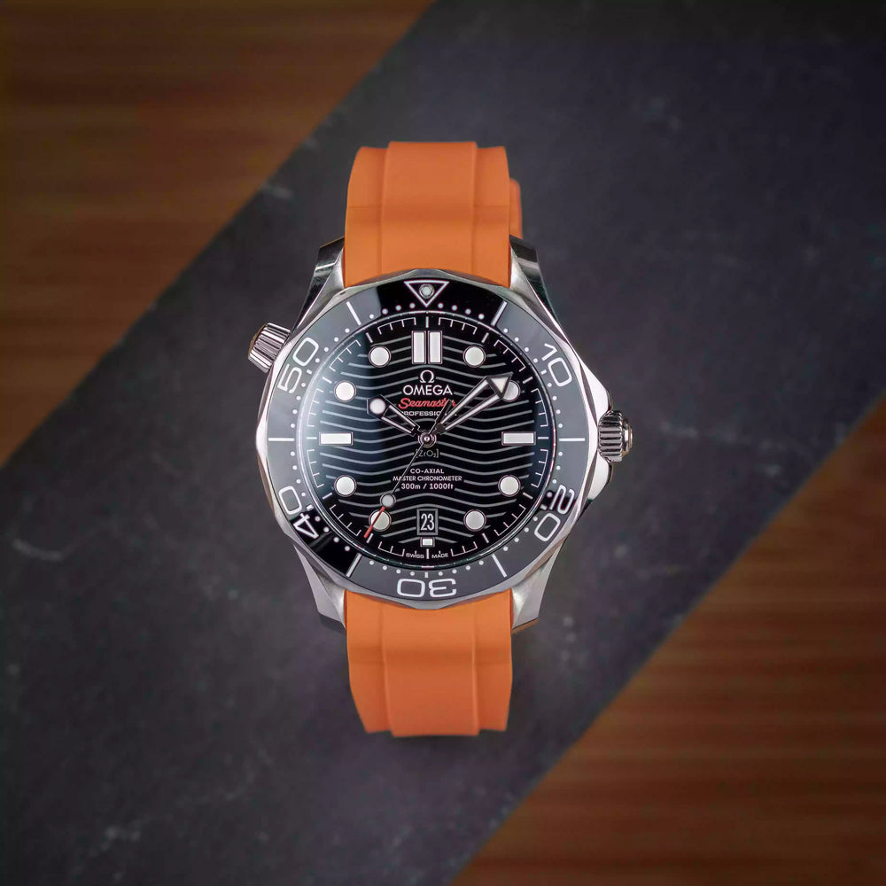 
                  
                    Rubber Strap for OMEGA® Seamaster Diver 300M Co-Axial 42mm Black Ceramic
                  
                