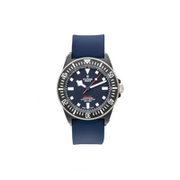 Bracelet en caoutchouc simple passe-partout de 22 mm de large pour Tudor® Pelagos FXD cadran noir 