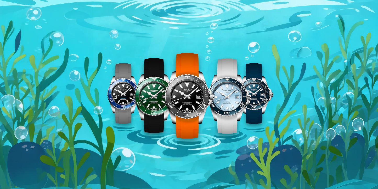ZEALANDE® - FKM Vulcanized Rubber Straps for Rolex®, Omega®, Tudor® ZEALANDE® - FKM Vulcanized Rubber Straps for Rolex®, Omega®, Tudor®