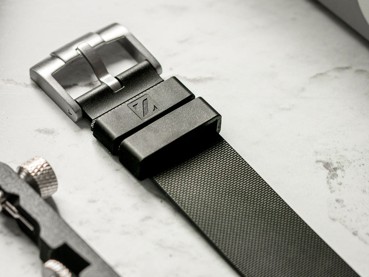 20MM NATO SINGLE PASS RUBBER STRAP - ZEALANDE®
