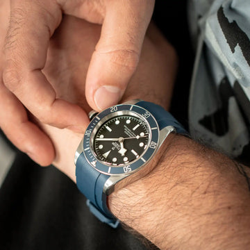 Rubber Strap for Tudor® Black Bay 41 Blue Bezel ZEALANDE®