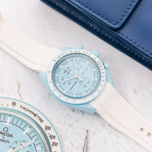  bracelet en caoutchouc pour OMEGA® X Swatch Bioceramic MoonSwatch "Uranus" bracelets en caoutchouc ZEALANDE 