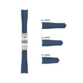 Kautschukarmband für ROLEX® GMT 126710 BLNR (6 Ziffern) Für Faltschließe Kautschukarmbänder mit Faltschließe ZEALANDE 