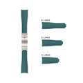 Kautschukarmband für ROLEX® GMT 126710 VTNR "Sprite" (6 Ziffern) Für Faltschließe Kautschukarmbänder mit Faltschließe ZEALANDE 