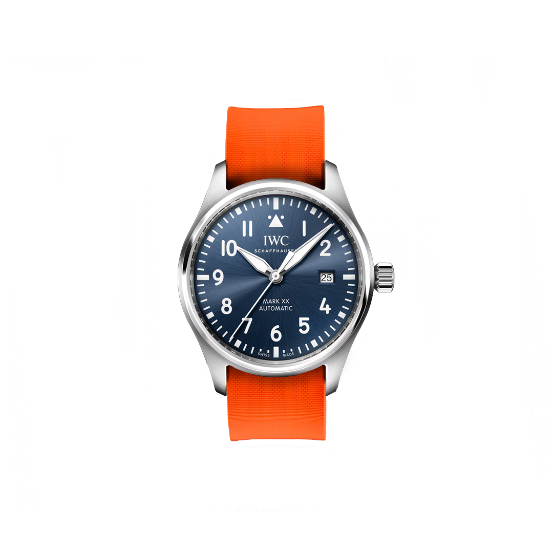 サ-パントベクター 20MM NATO Single Pass Rubber Strap For IWC® Mark XX IW328204