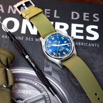 CEKGDB Cinturino per orologio da polso in nylon intrecciato, 20 mm, 21 mm, 22 mm, con fibbia pieghevole, adatto per bracciale IWC Pilot Mark Portugieser Portofino, 20mm, agata CEKGDB Cinturino per orologio da polso in nylon intrecciato, 20 mm, 21 mm, 22 mm, con fibbia pieghevole, adatto per bracciale IWC Pilot Mark Portugieser Portofino, 20mm, agata