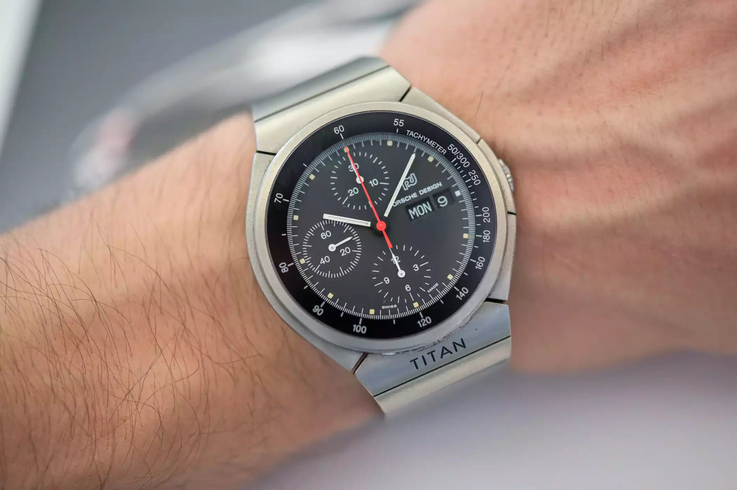 IWC watch on wrist men