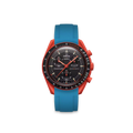 Rubber Strap for OMEGA X Swatch Bioceramic MoonSwatch Lava