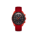 Rubber Strap for OMEGA X Swatch Bioceramic MoonSwatch Lava