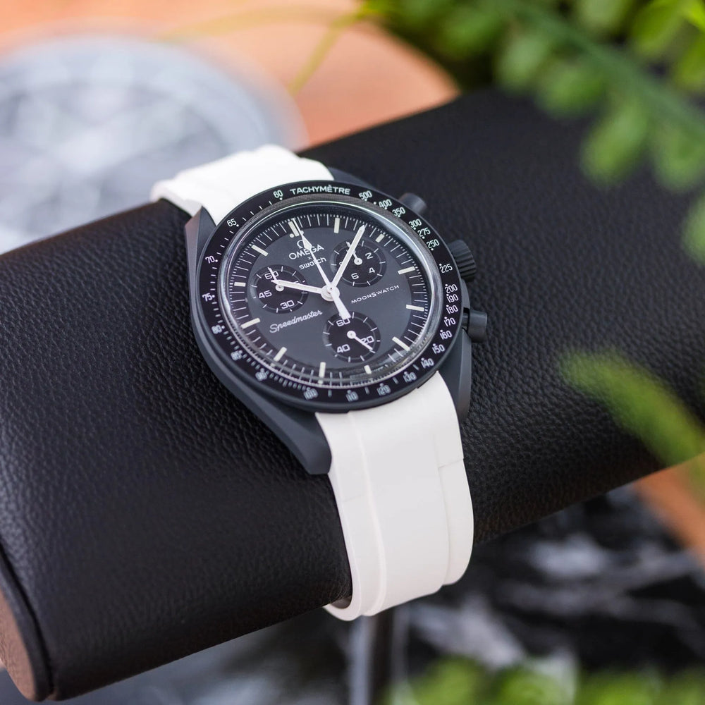 
                  
                    Rubber Strap for OMEGA® X Swatch Bioceramic MoonSwatch "Mercury" Rubber Straps ZEALANDE 
                  
                